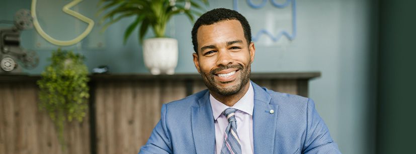smiling man